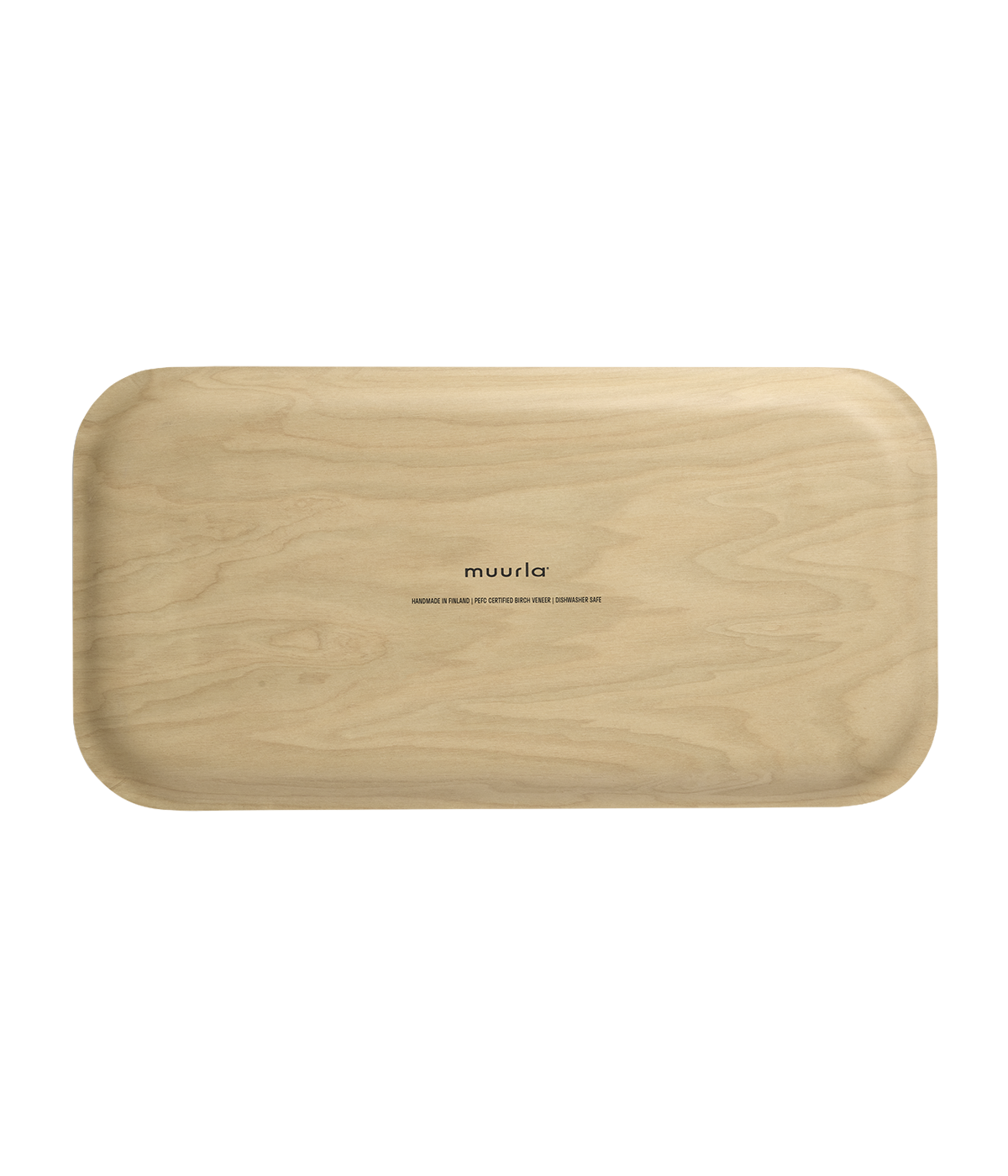 Checks & Stripes tray brown 43 x 22 cm
