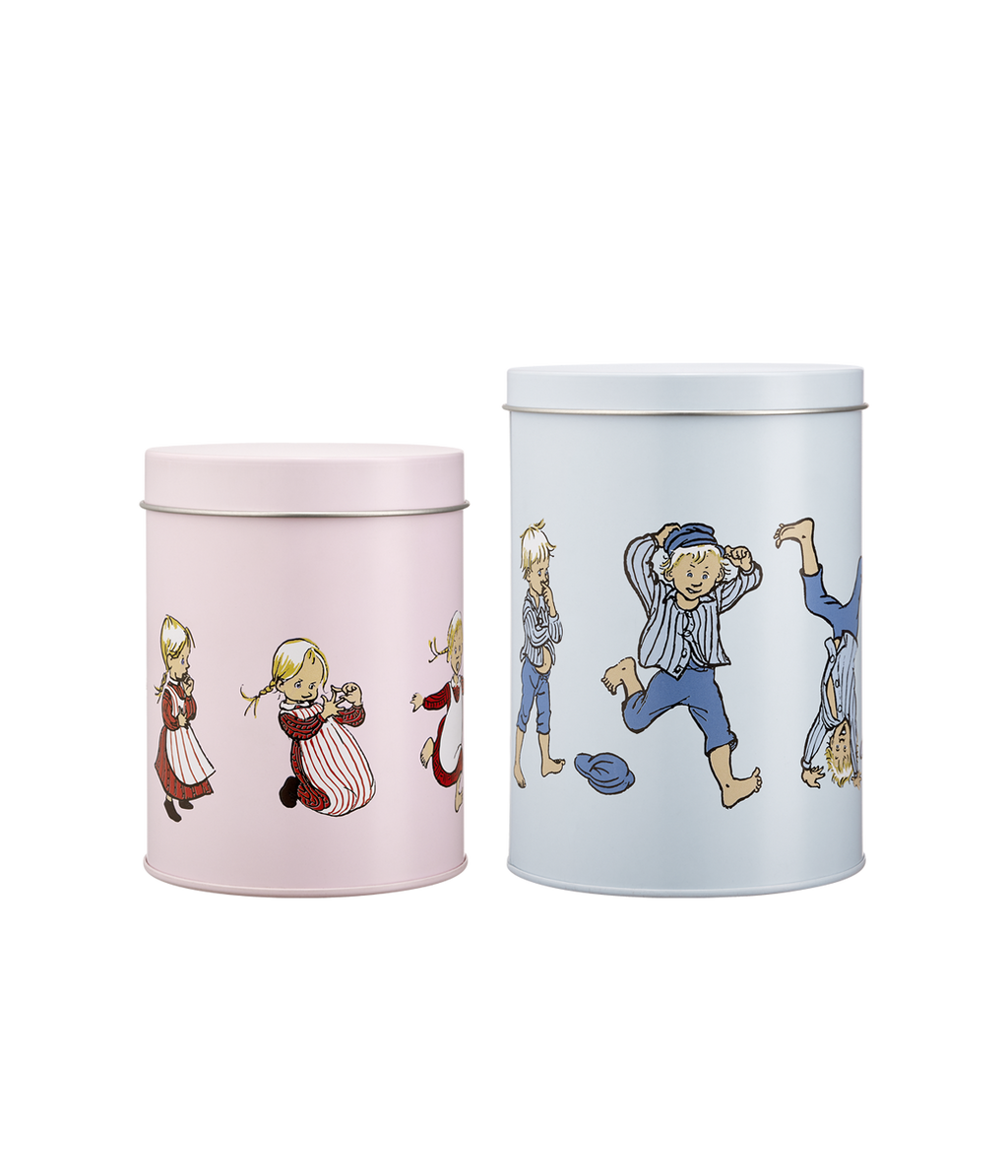 Emil tin jar set of 2 Emil and Ida