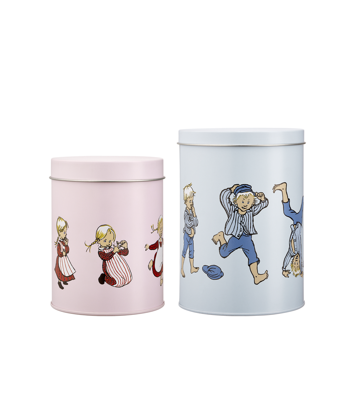 Emil tin jar set of 2 Emil and Ida
