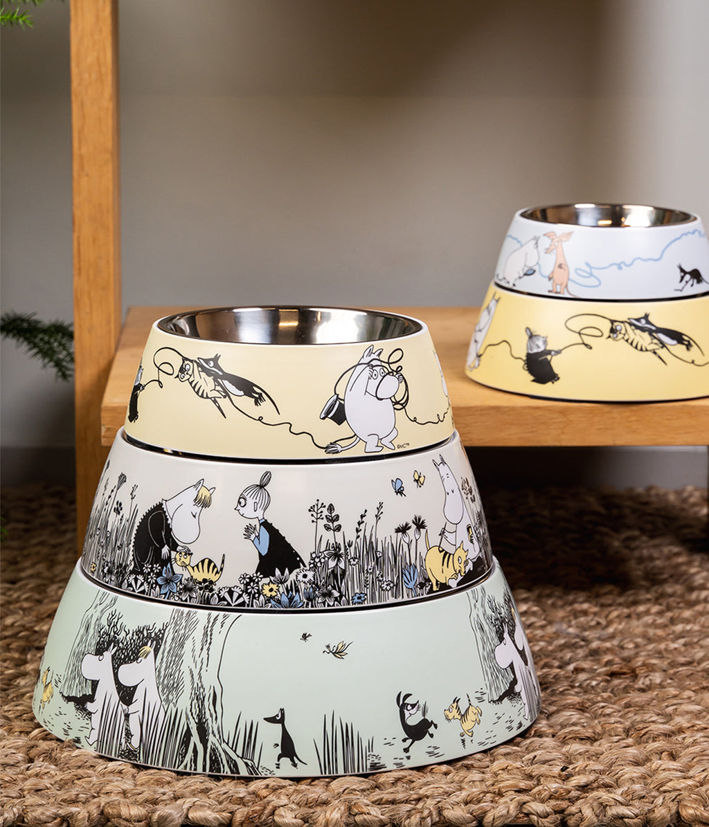 Moomin for Pets kulho L harmaa
