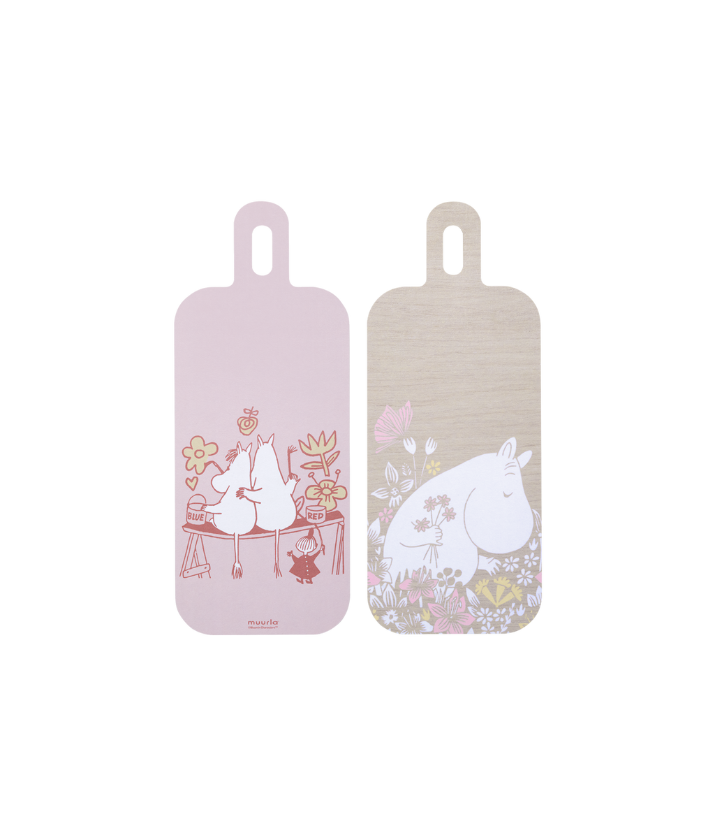 Muumi Chop&Serve -lauta Kukkaniitty 13x33cm