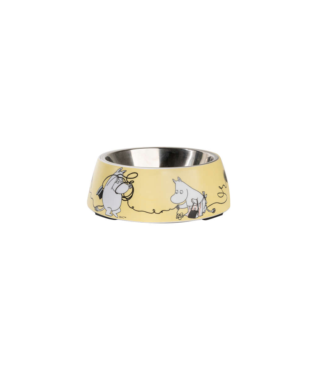 Moomin for Pets kulho M keltainen