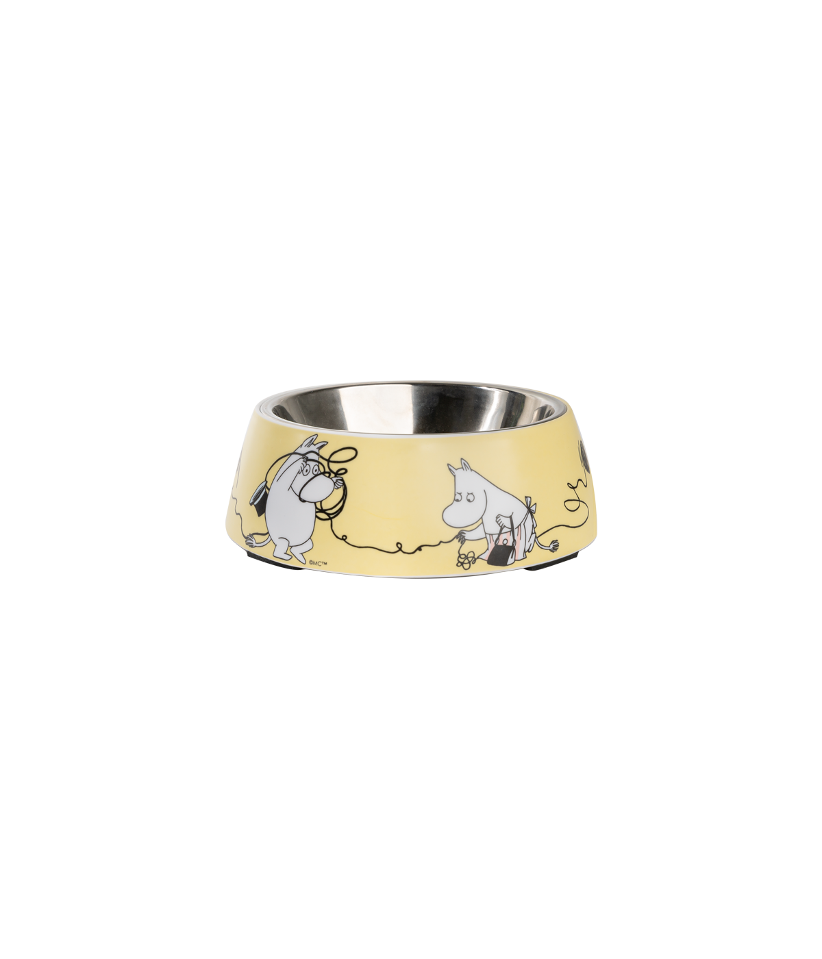 Moomin for Pets kulho M keltainen