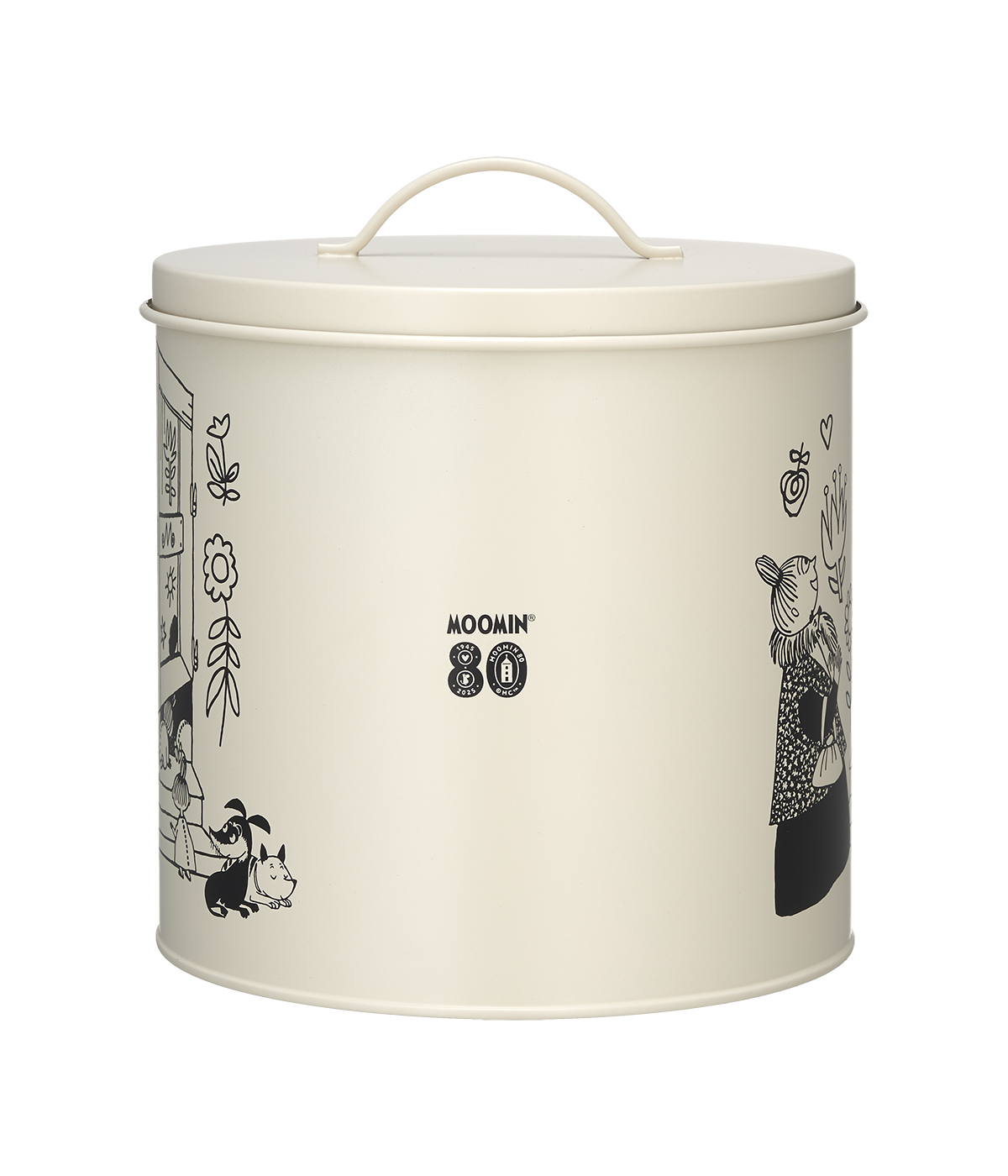 Moomin for Pets peltipurkki 21 cm, Muumi 80