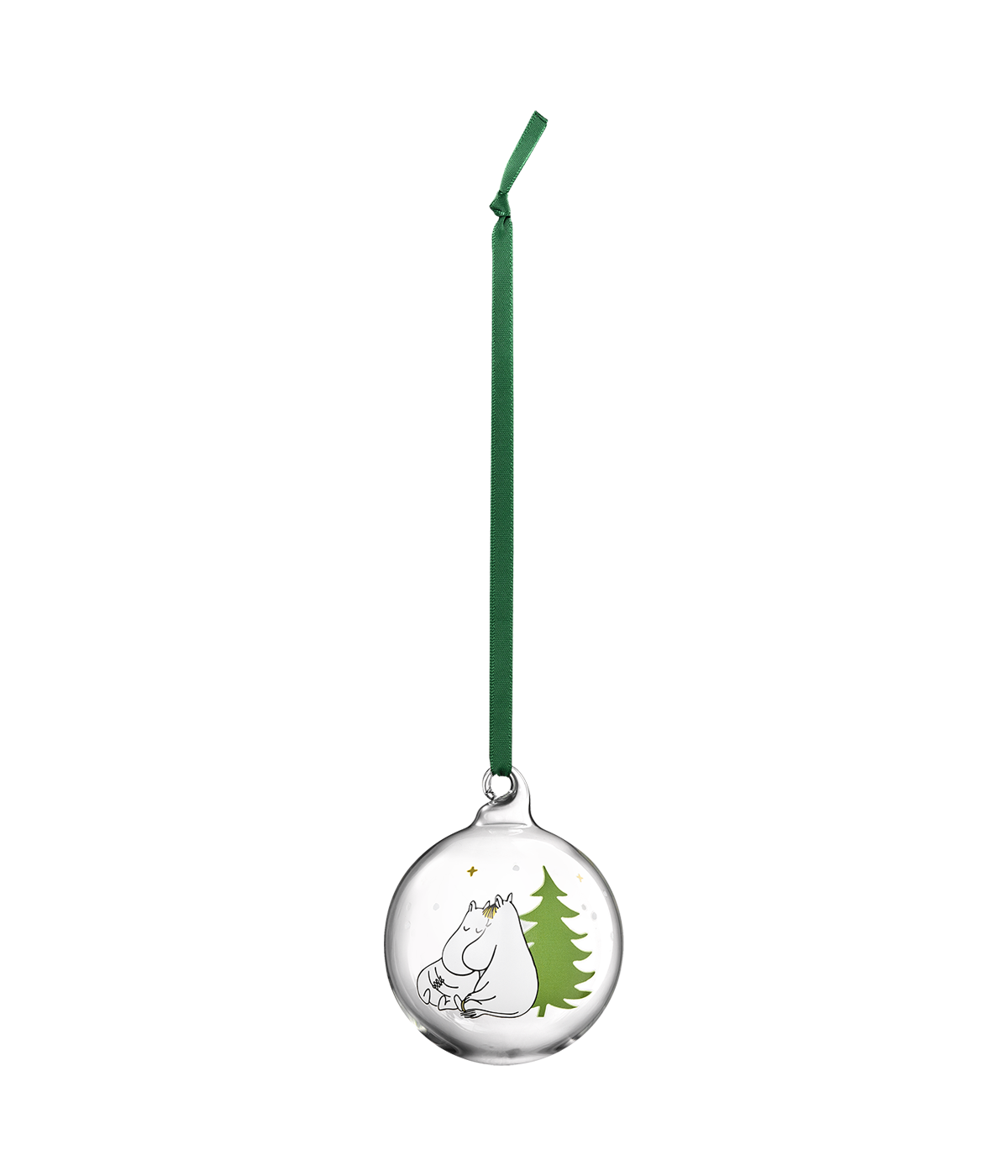 Muumi lasipallo Kuusi 7cm