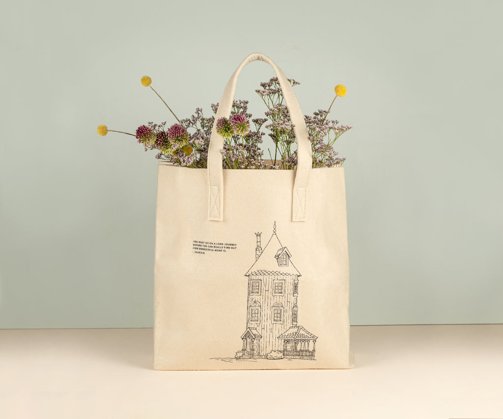 Muumi tote bag Muumitalo 40x40cm