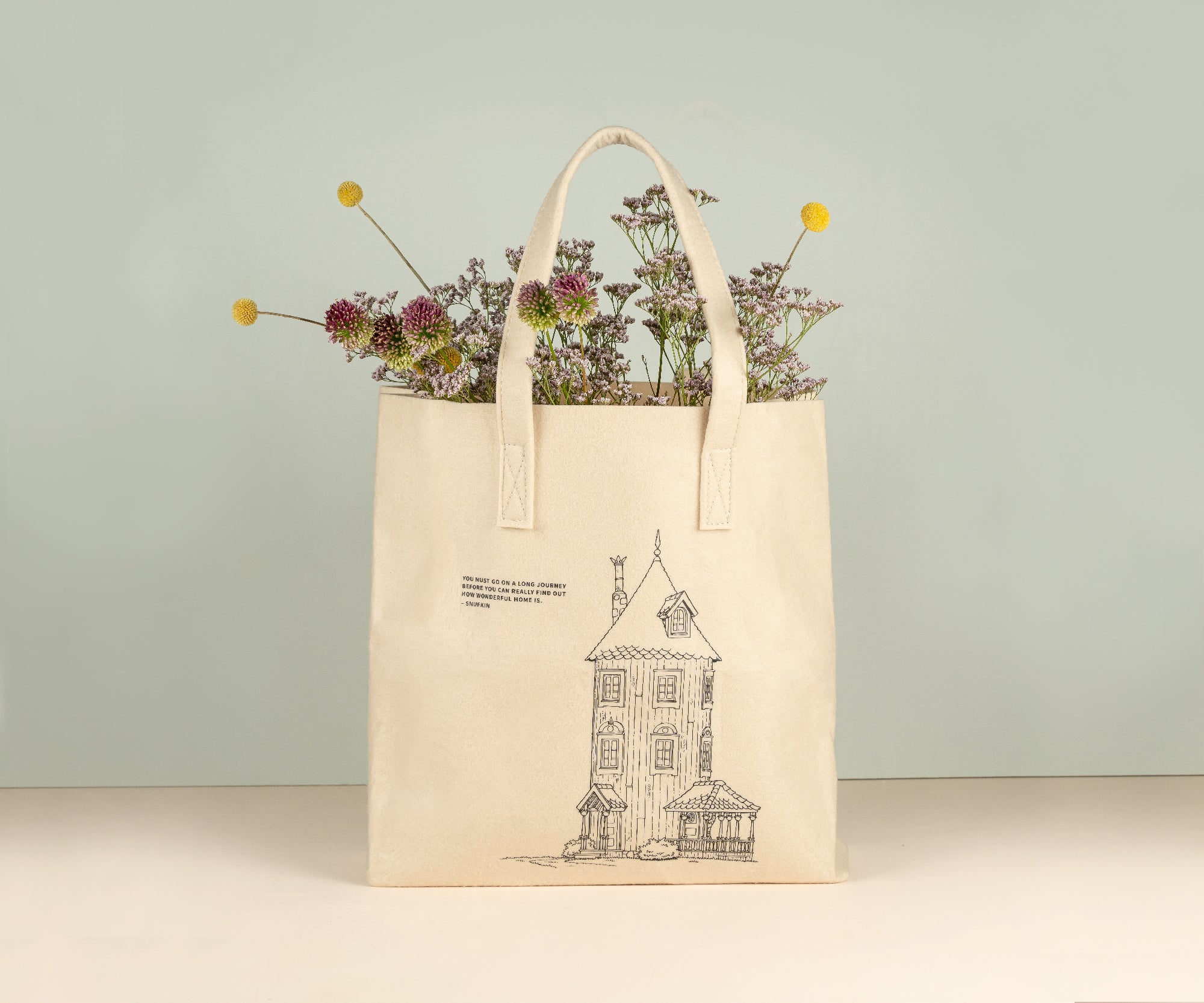 Muumi tote bag Muumitalo 40x40cm
