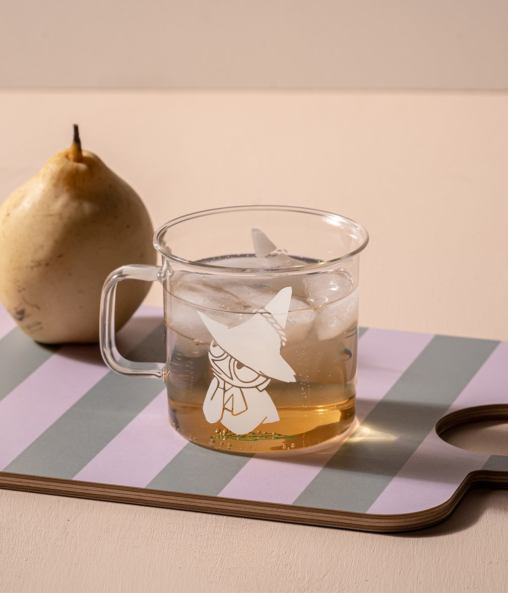 Moomin glass mug Snufkin 3,5 dl