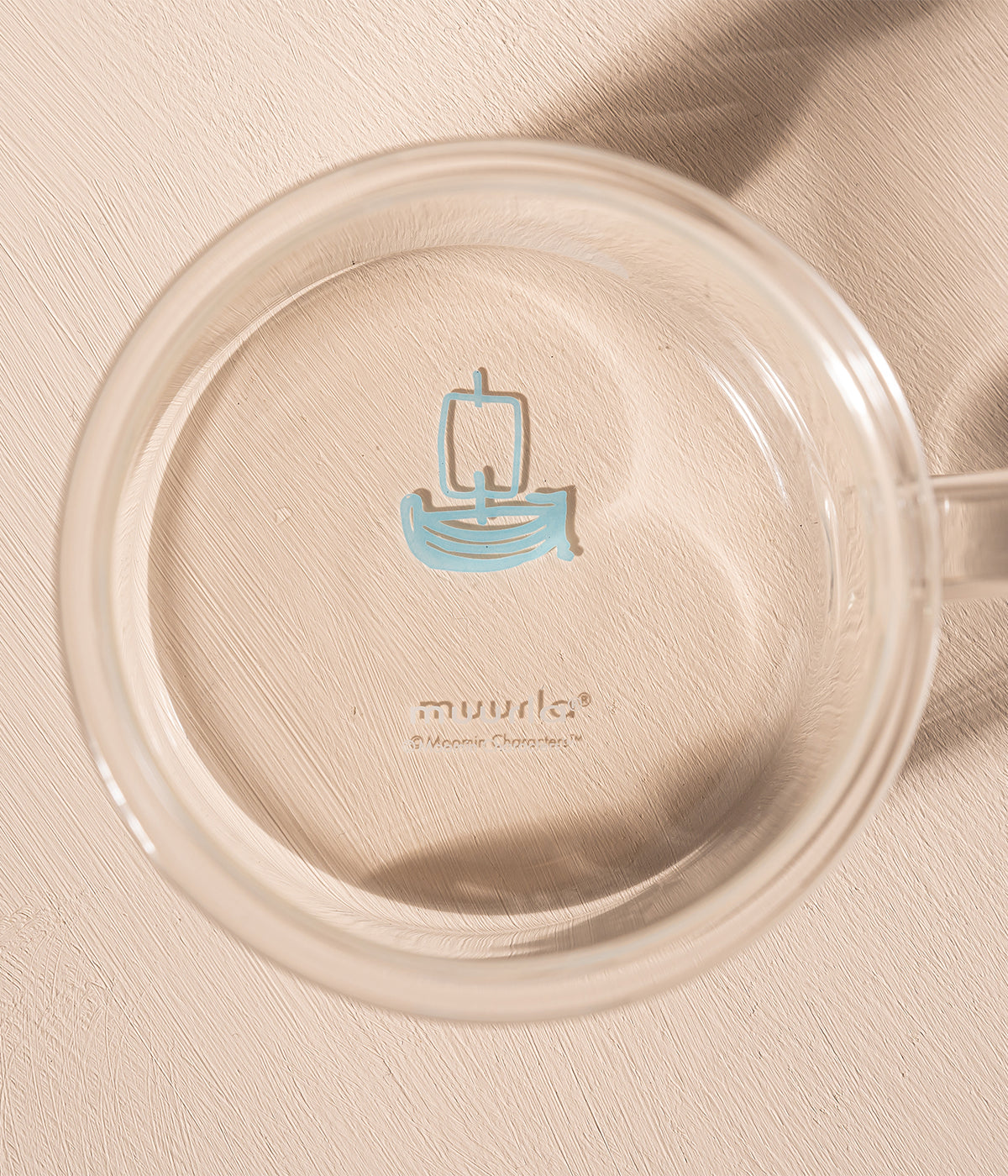 Moomin glass mug Moomin 3,5 dl