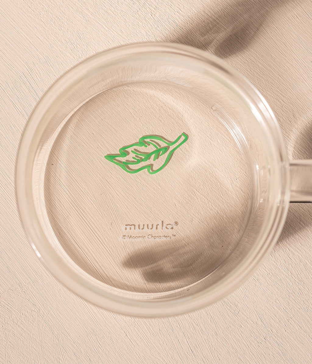 Moomin glass mug Snufkin 3,5 dl