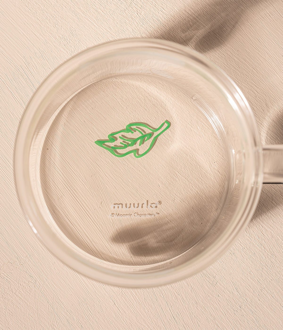 Moomin glass mug Snufkin 3,5 dl
