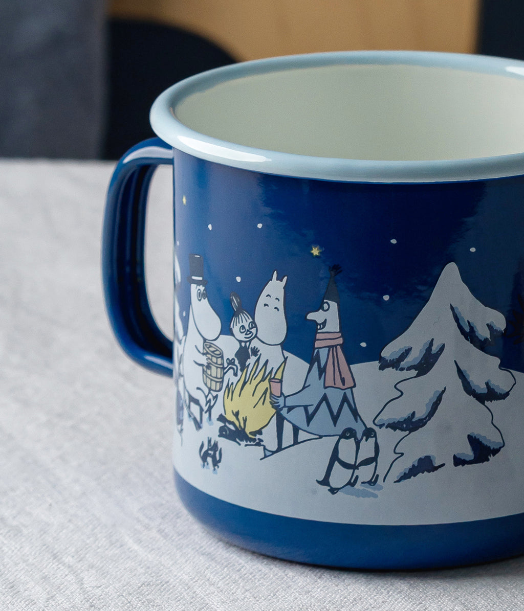 Moomin enamel mug Starry Night 8 dl