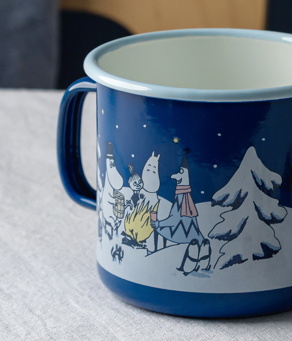 Moomin enamel mug Starry Night 8 dl
