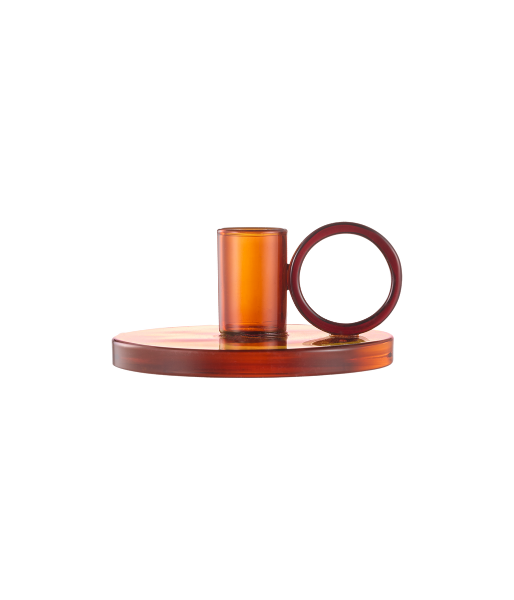 Loop kynttilänjalka meripihka 5,5cm