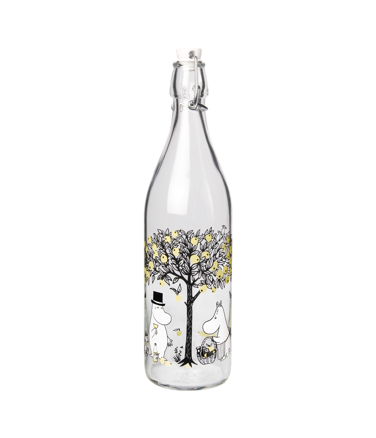 Muumi lasipullo Omenat 1L