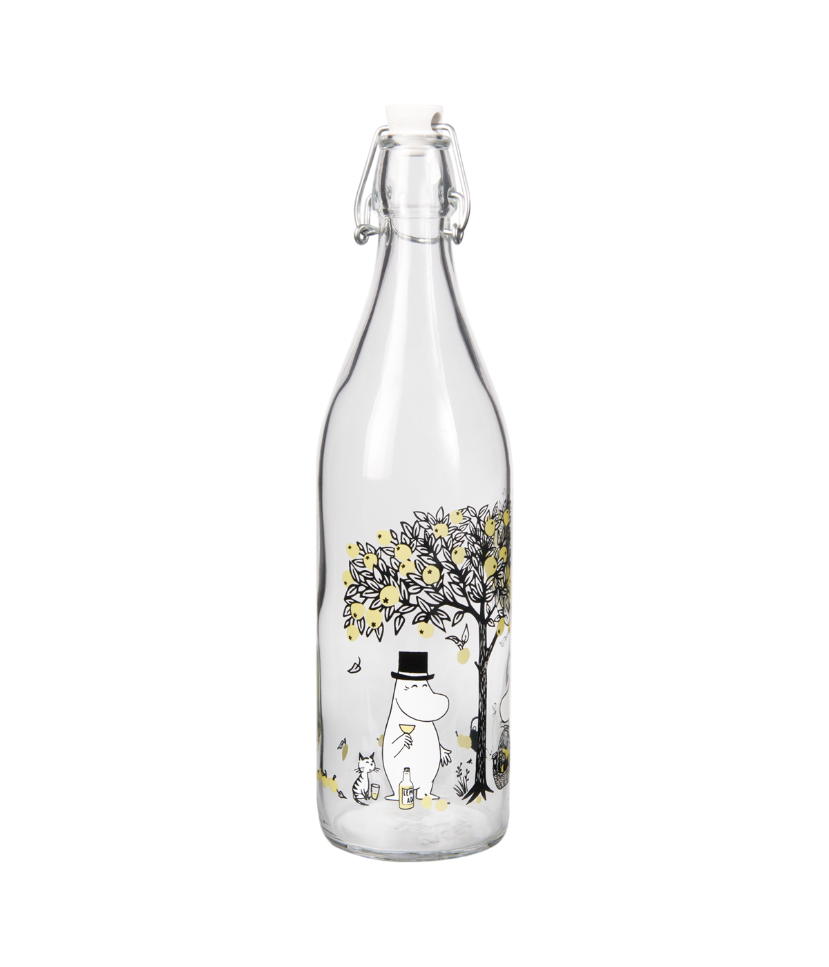 Muumi lasipullo Omenat 1L