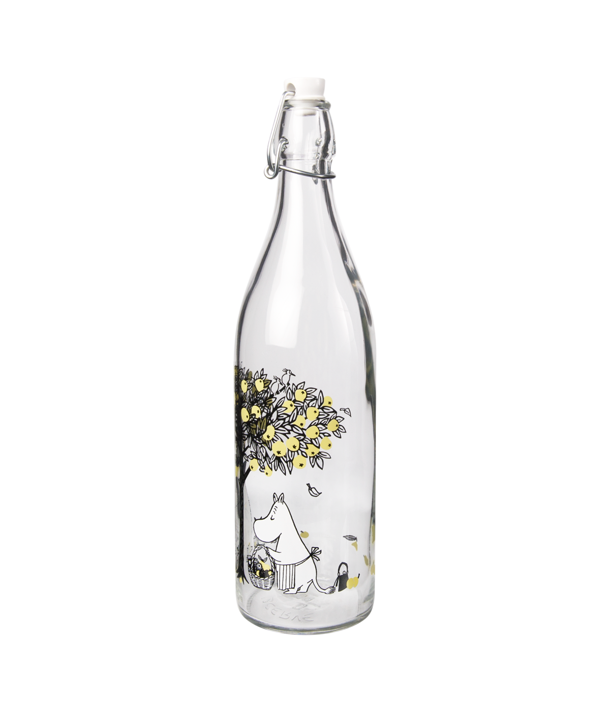 Muumi lasipullo Omenat 1L