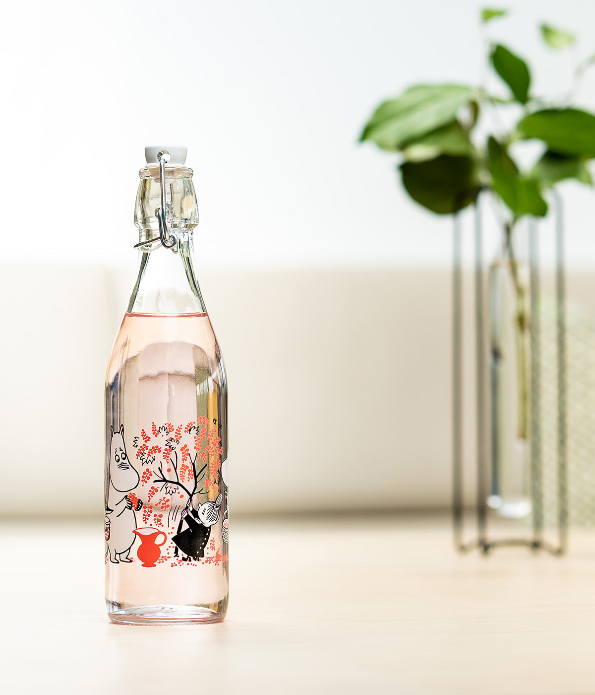 Muumi lasipullo Marjat 0,5L
