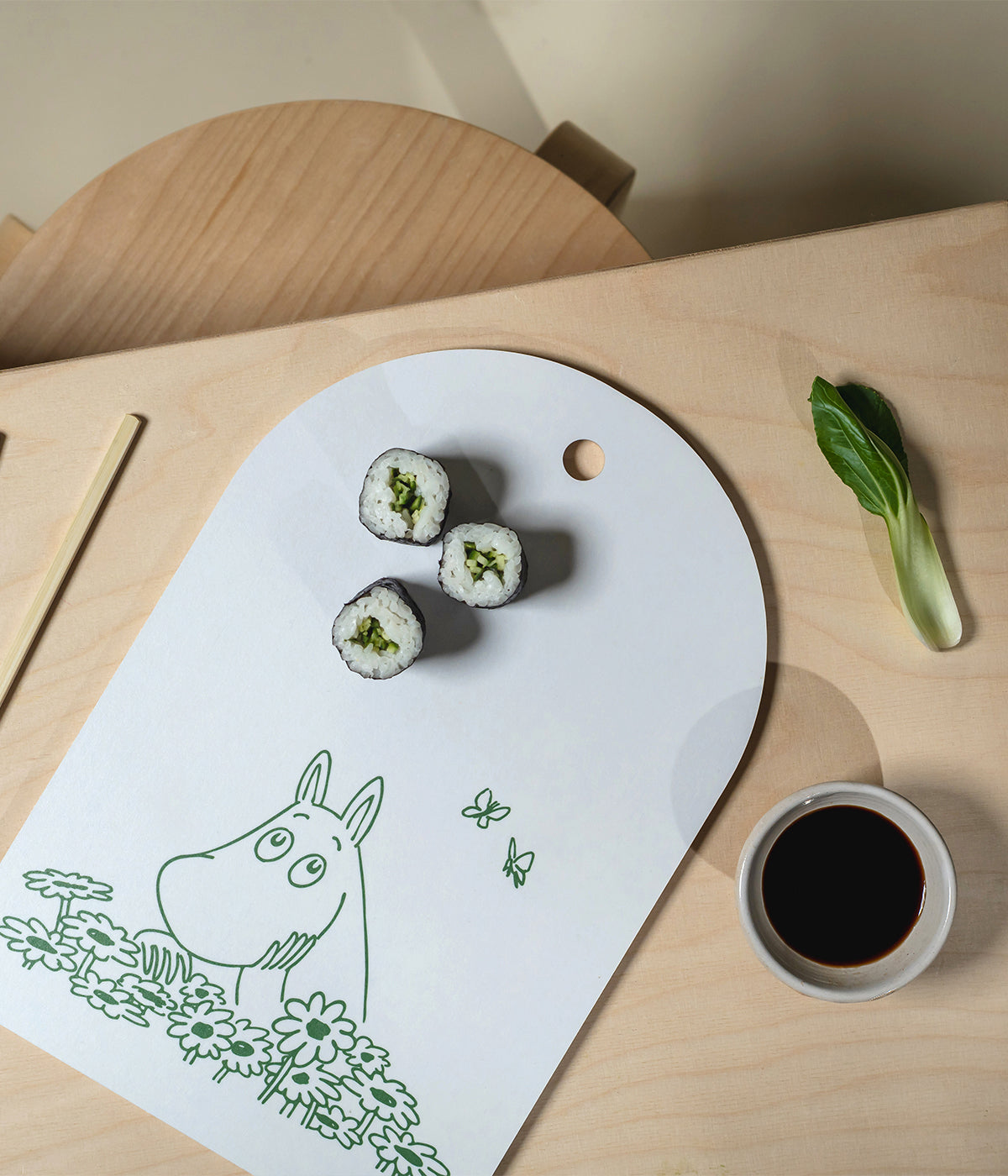 Muumi Chop and Serve -lauta Kesäihastus 21x31cm