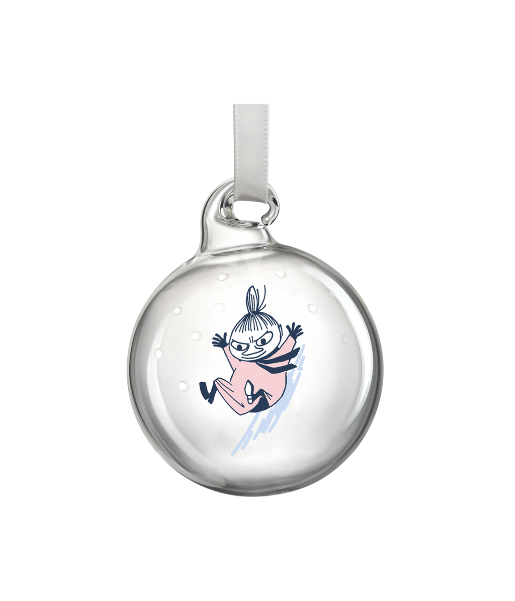 Muumi joulupallo Lumipyry Ø5cm, 4 kpl/pkt