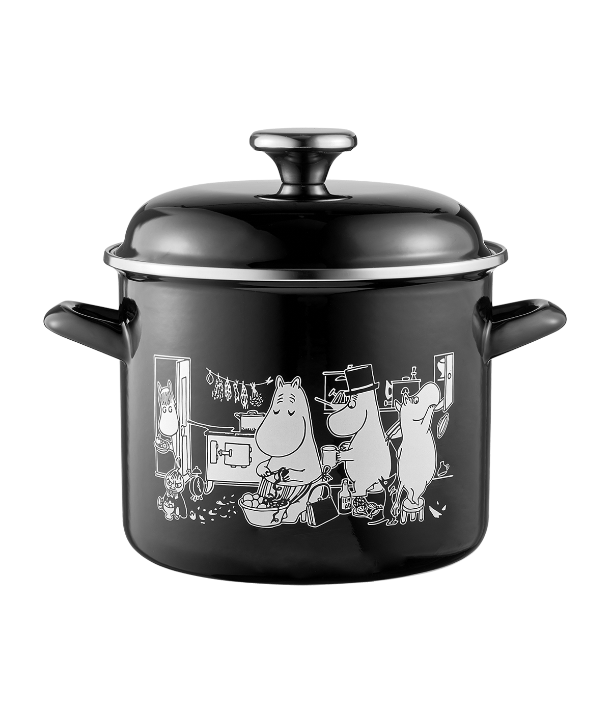 Muumit Keittiössä emalikattila 3,5L