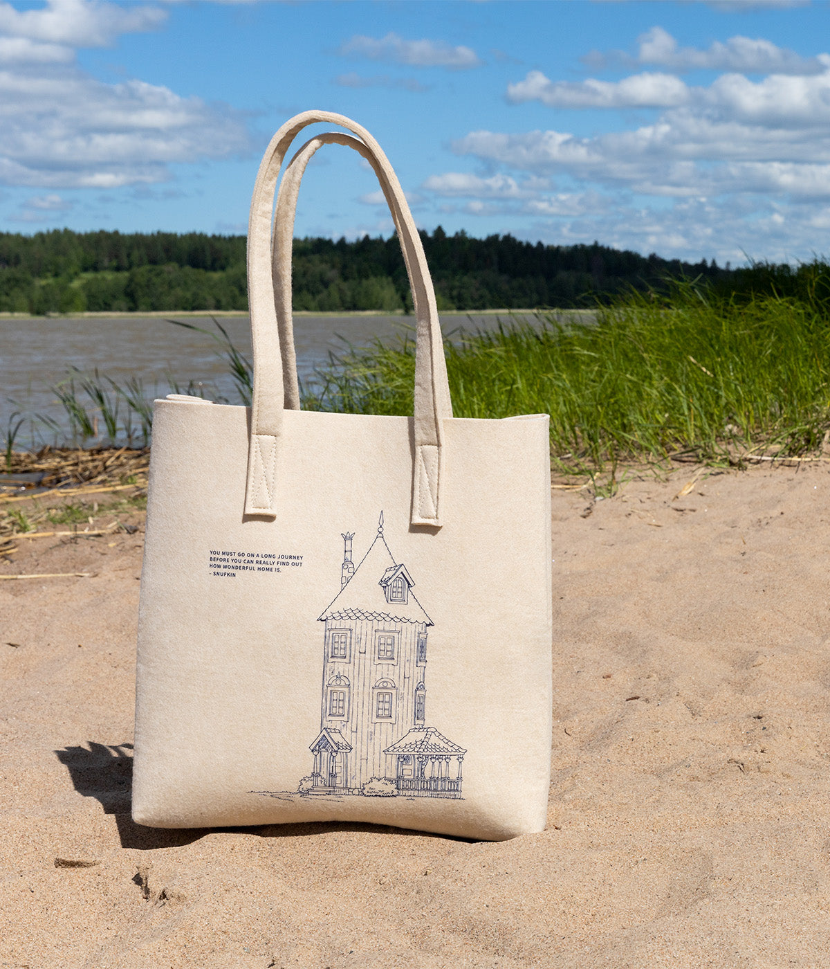 Muumi tote bag Muumitalo 40x40cm