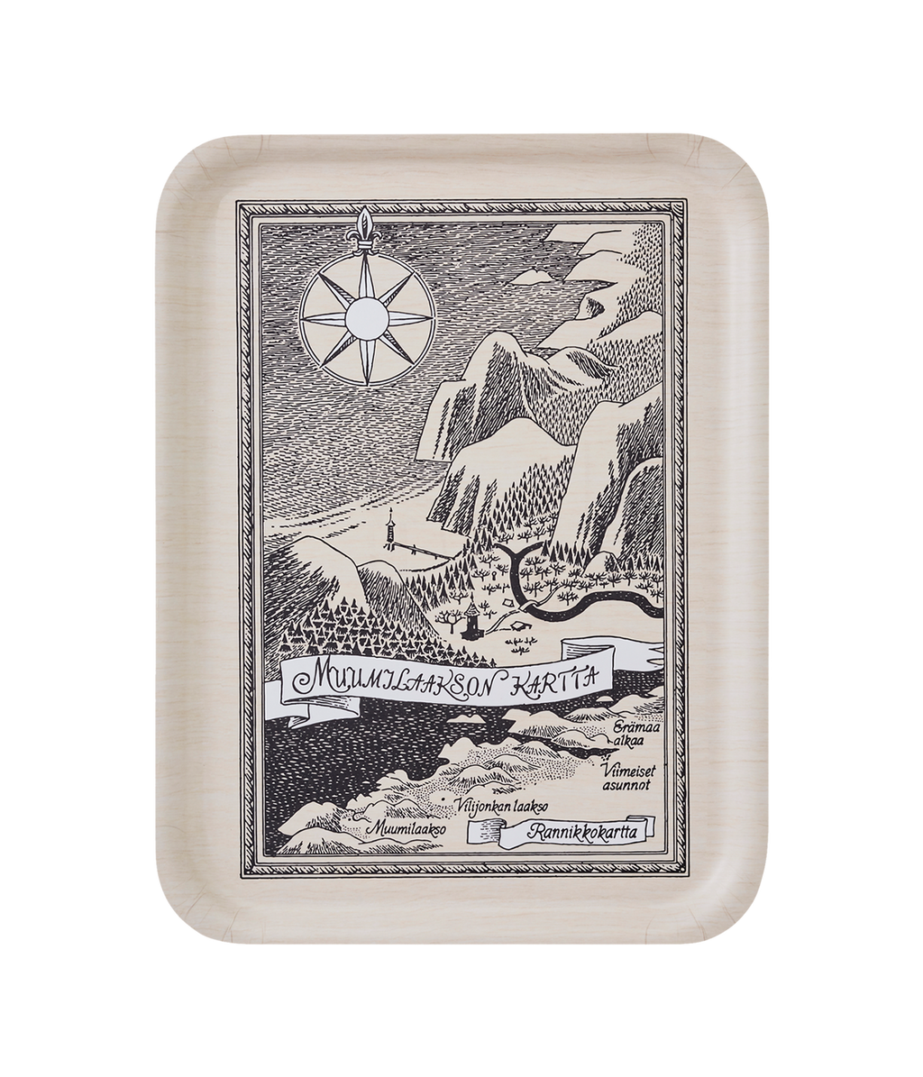Muumi Originals tarjotin Kartta FIN 42x32cm