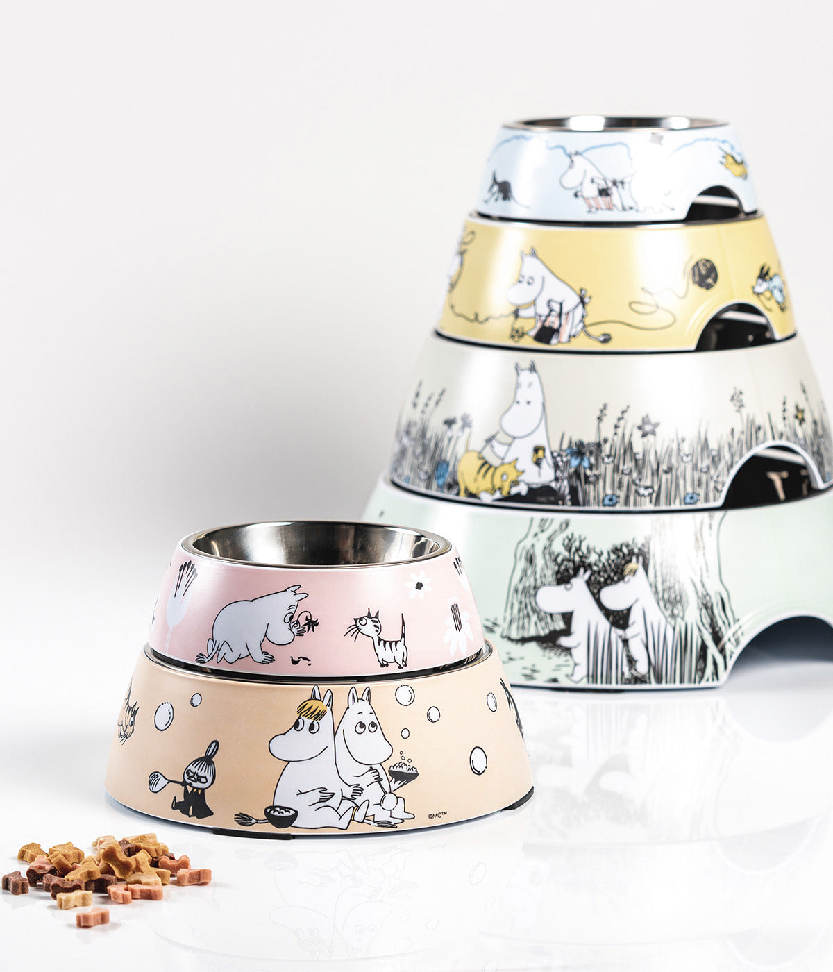 Moomin for Pets kulho S vaaleanpunainen