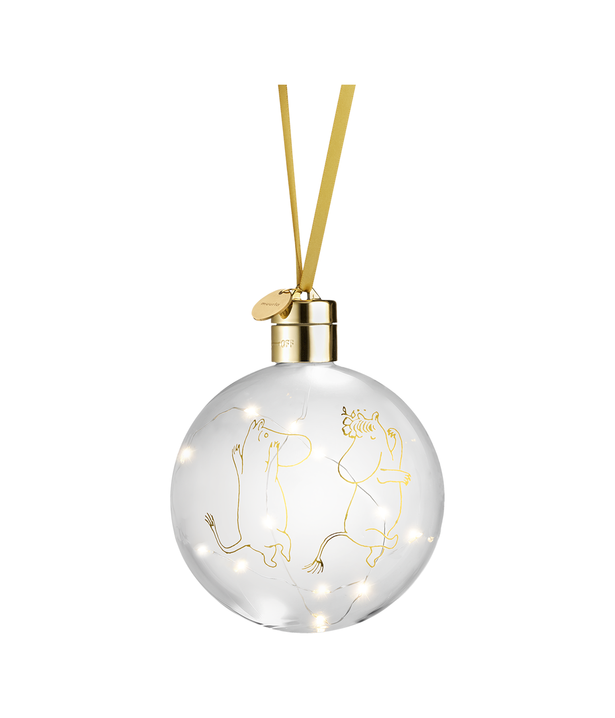 Muumi LED-pallo Muumi 80 11cm