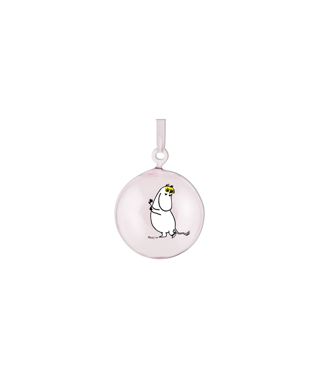 Muumi värilliset koristepallot 7cm 4kpl lahjapakkaus