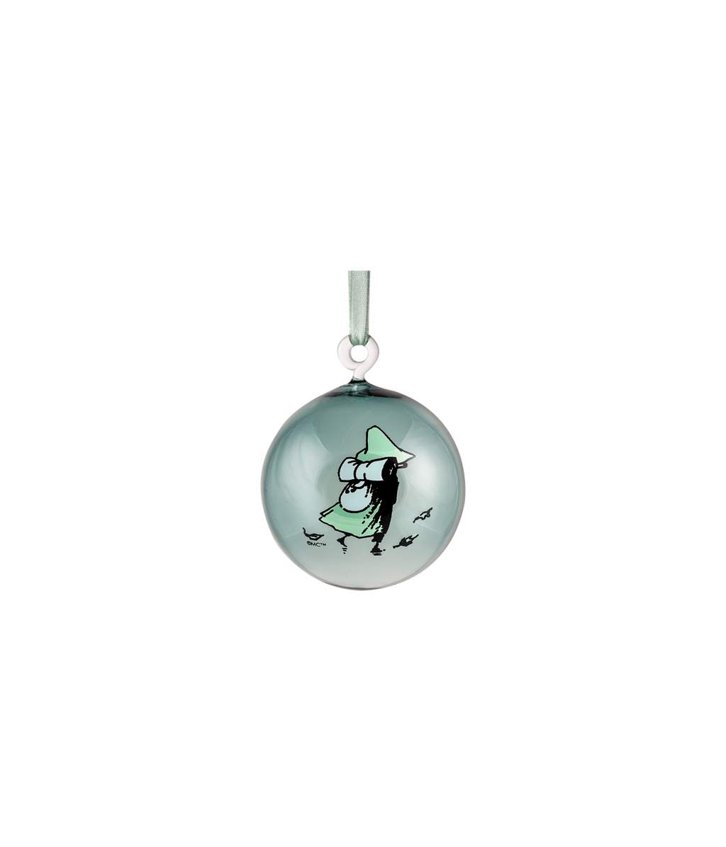 Muumi värilliset koristepallot 7cm 4kpl lahjapakkaus
