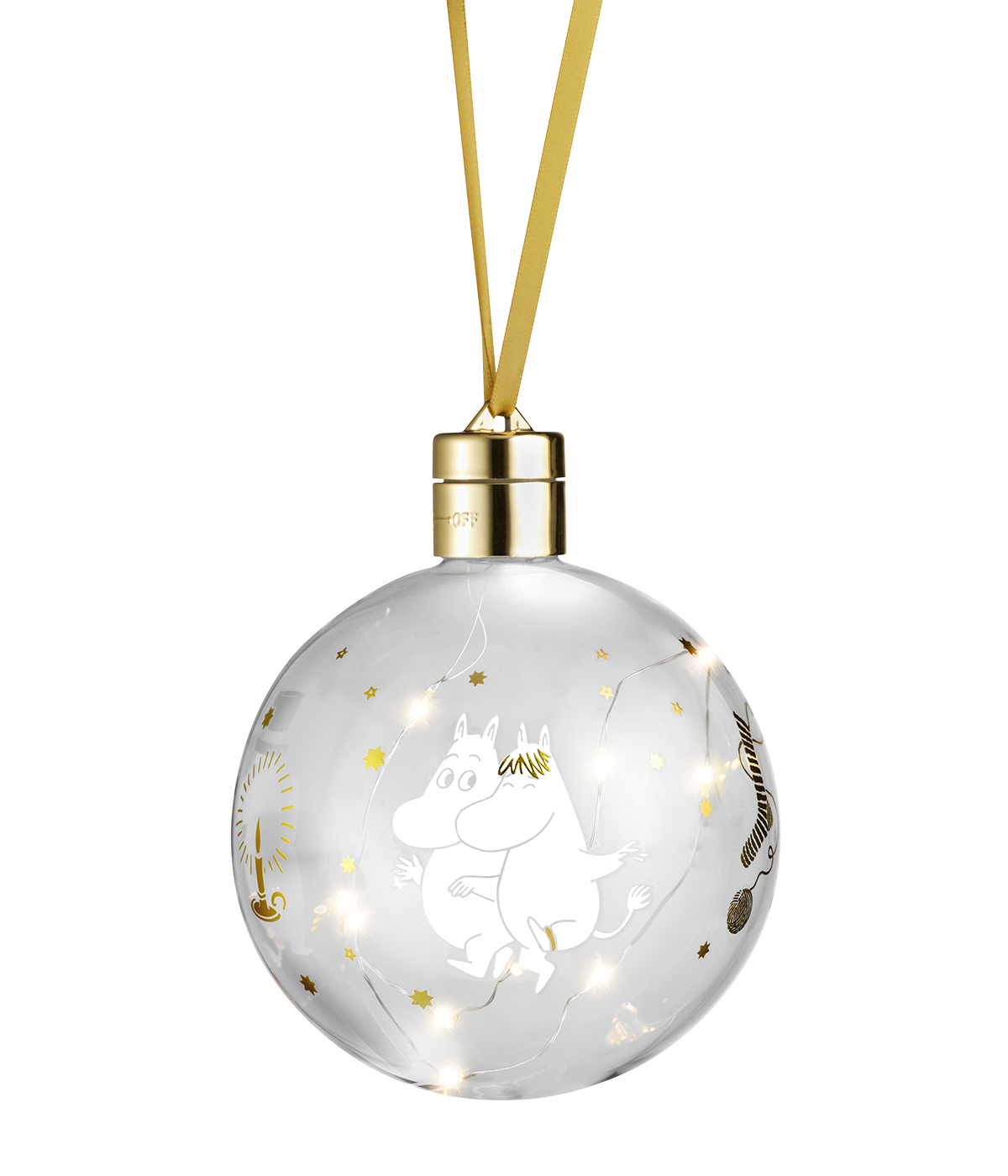 Muumi LED-koristepallo Tähtihetki Ø 11 cm