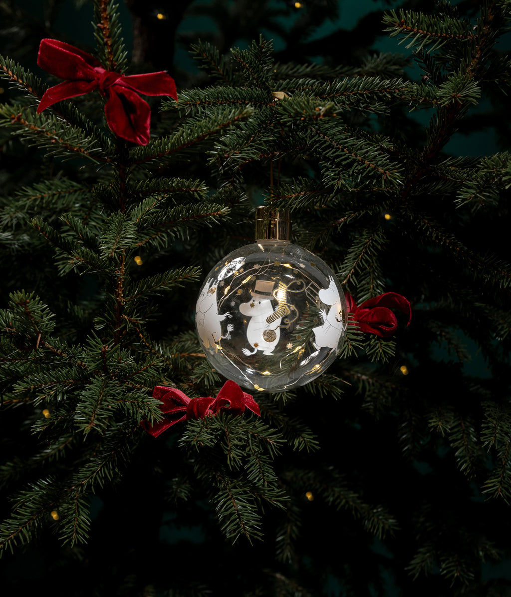 Muumi LED-koristepallo Tähtihetki Ø 11 cm