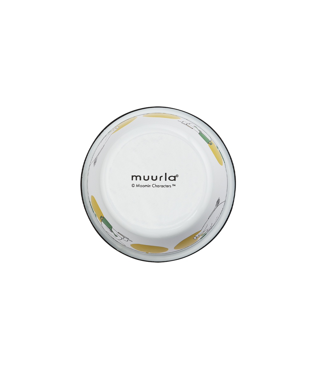 Muumi emalikulho Iloiset omput keltainen 3dl
