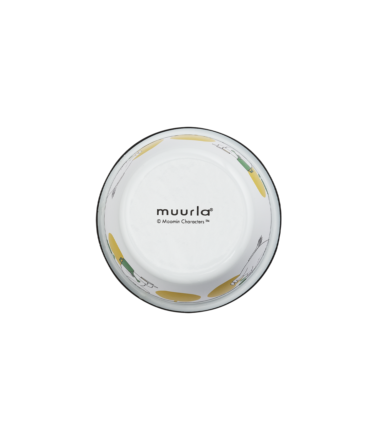 Muumi emalikulho Iloiset omput keltainen 3dl
