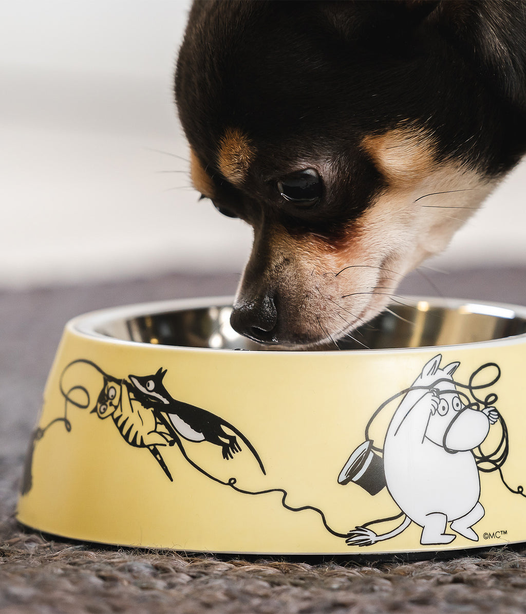 Moomin for Pets kulho M keltainen