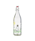 Muumi lasipullo Niitty 1L