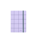 Checks & Stripes notebook lilac with blue grid A5