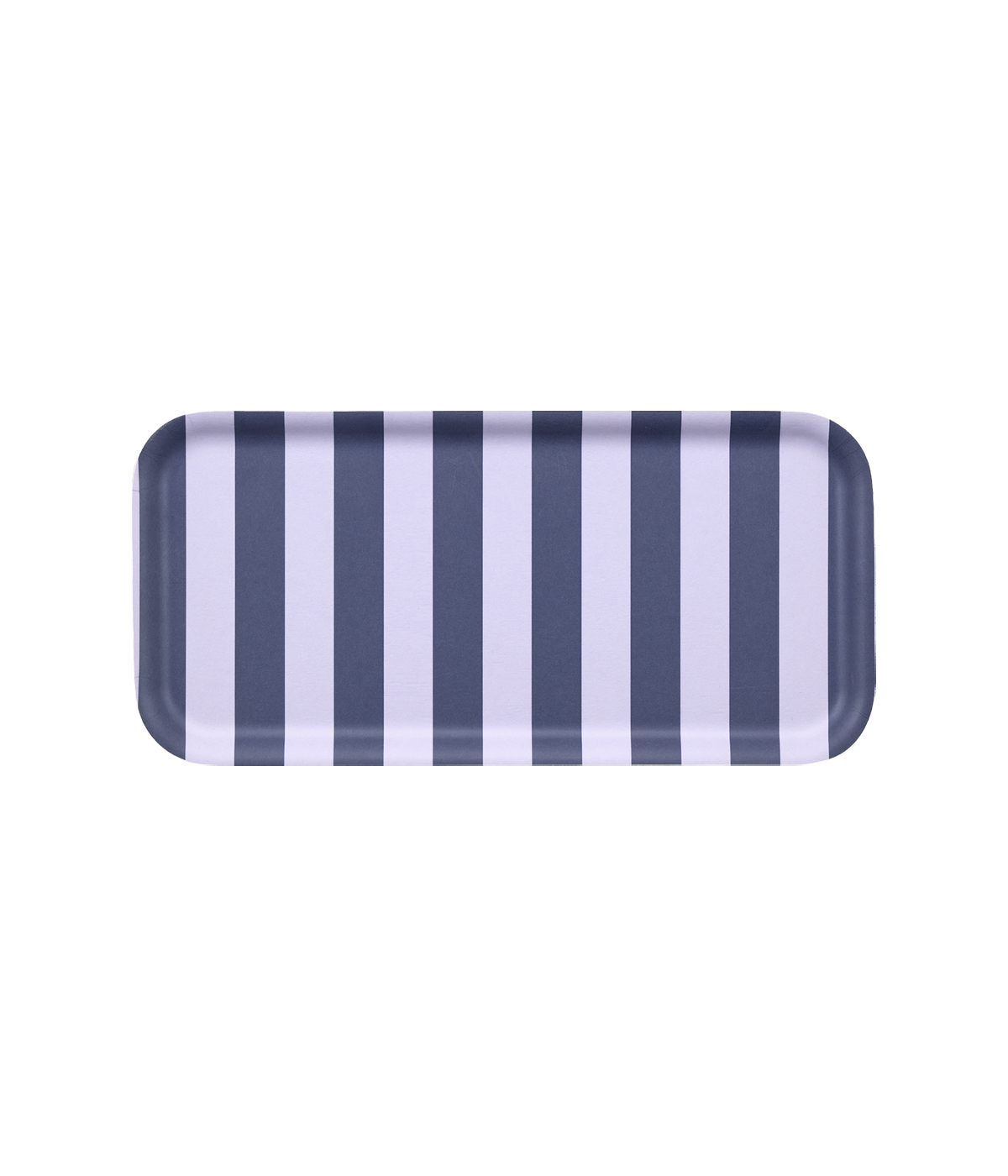 Checks & Stripes tray lilac/blue stripes 27 x 13 cm