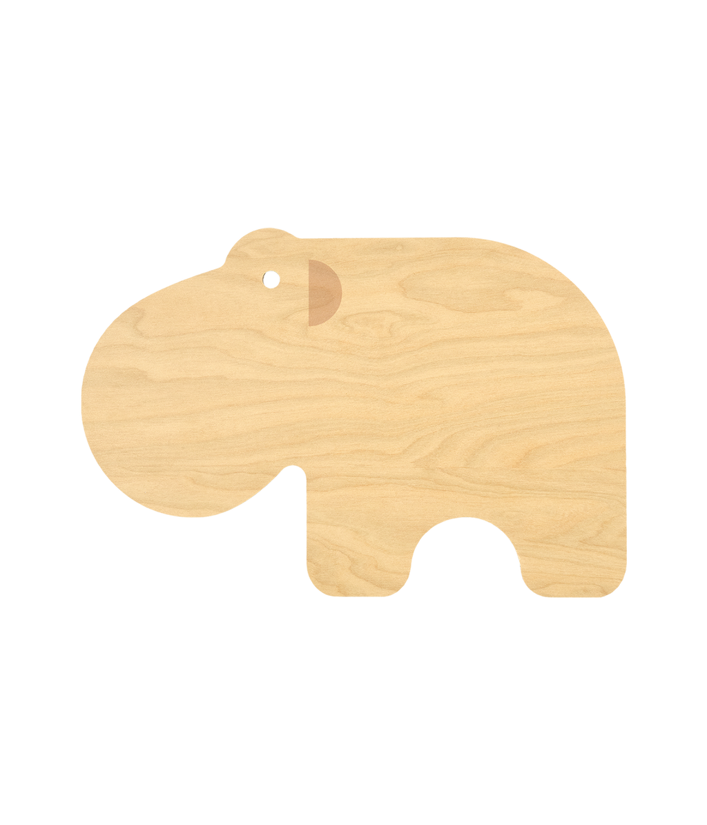 Chop and Serve board Hippo 31 x 21 cm