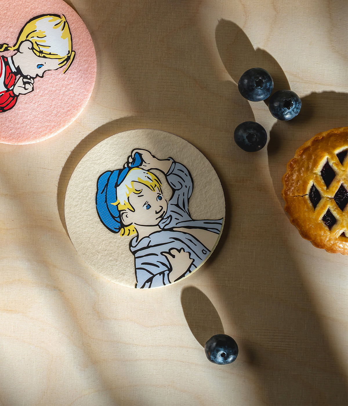Emil coasters Emil and Ida, set of 4