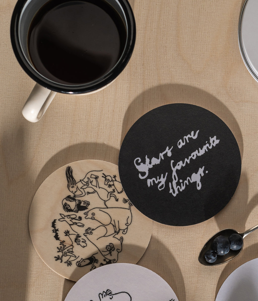 Coasters in a tin jar Moomin 80 4 pcs