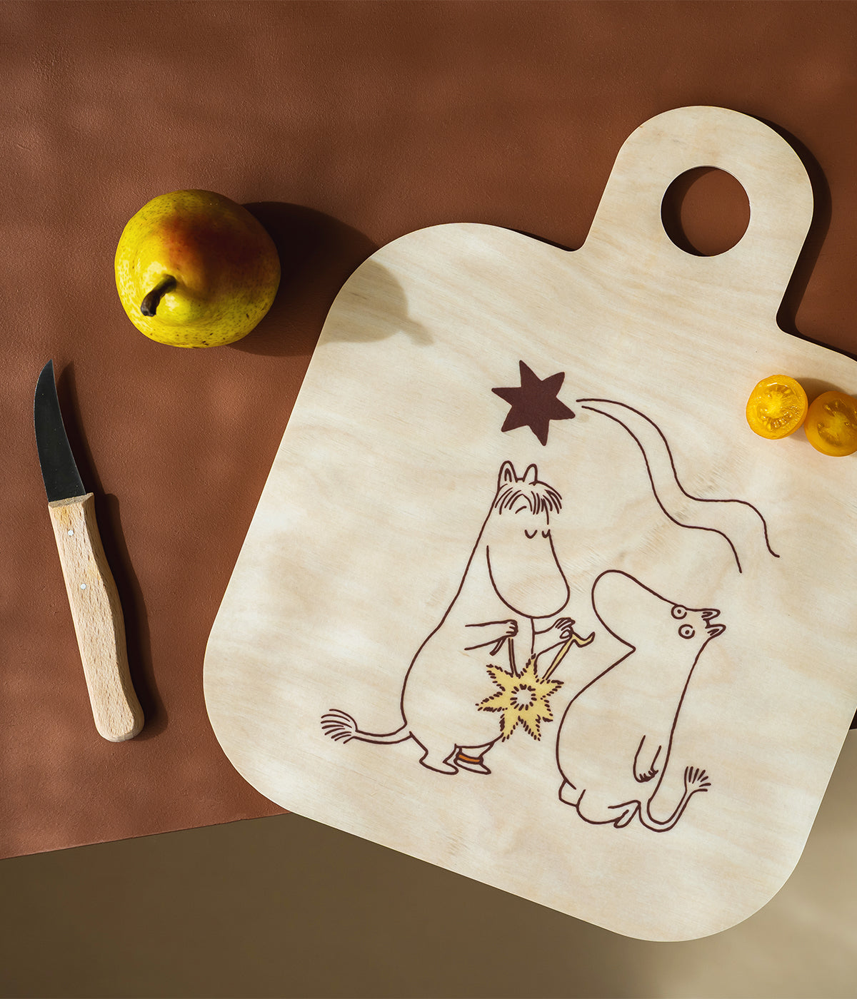 Moomin Chop & Serve board Comet 25 x 32 cm
