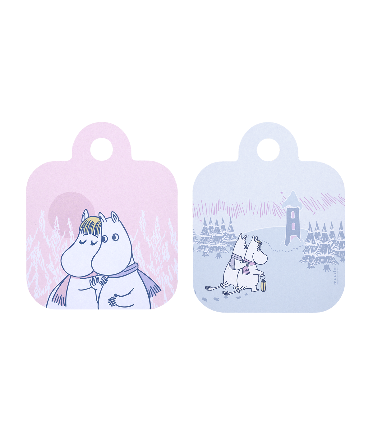 Moomin Chop & Serve board Frosty Day 20 x 25 cm