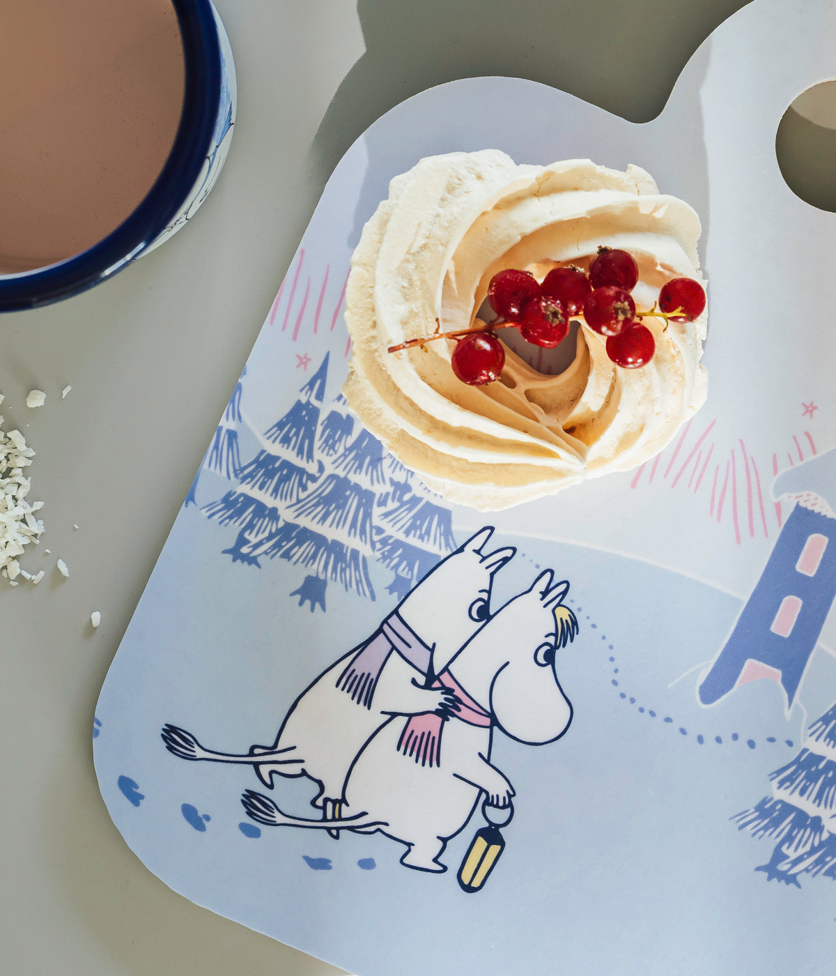 Moomin Chop & Serve board Frosty Day 20 x 25 cm