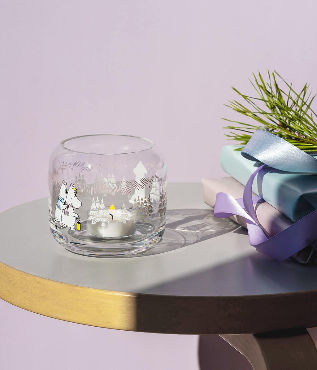 Moomin candle holder Frosty Day 8 cm