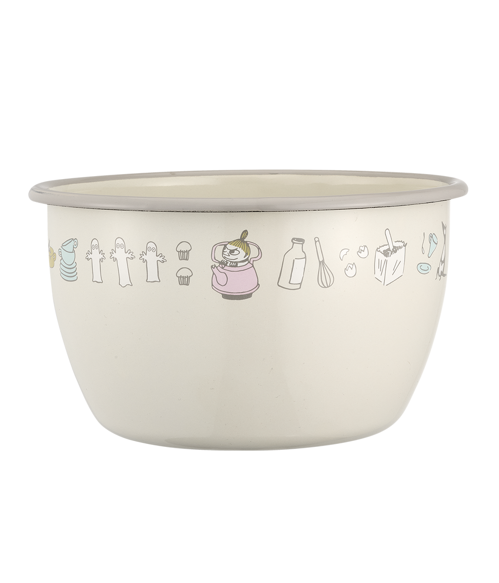 Moomin enamel bowl Bon Appétit 2 L