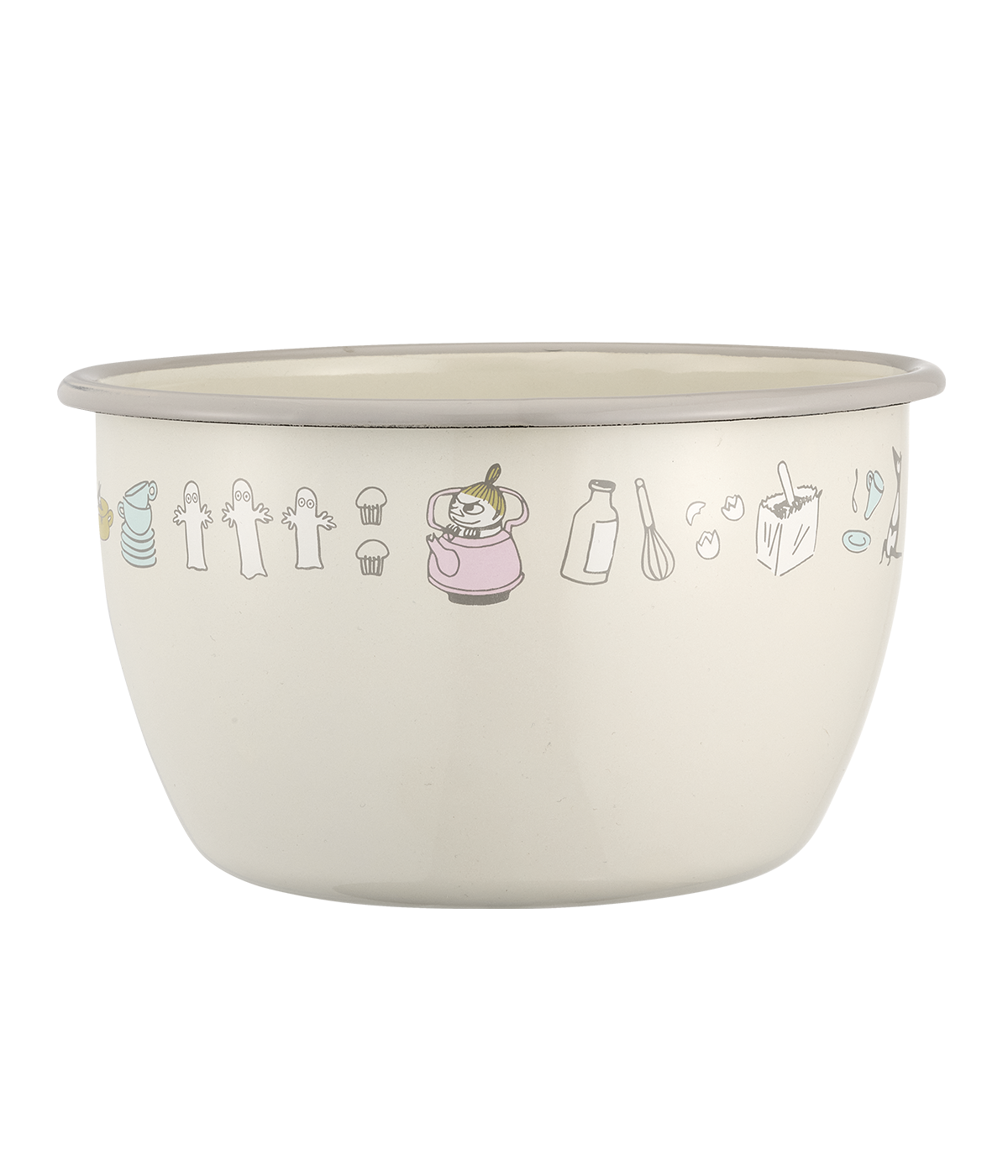 Moomin enamel bowl Bon Appétit 2 L