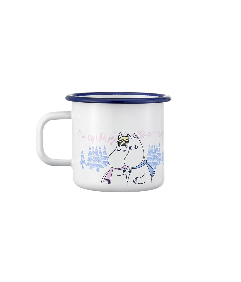 Moomin enamel mug Frosty Day 3,7 dl