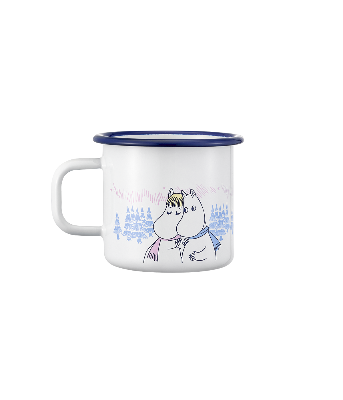 Moomin enamel mug Frosty Day 3,7 dl
